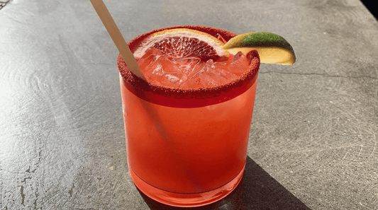 Blood Orange Mezcalita Cocktail